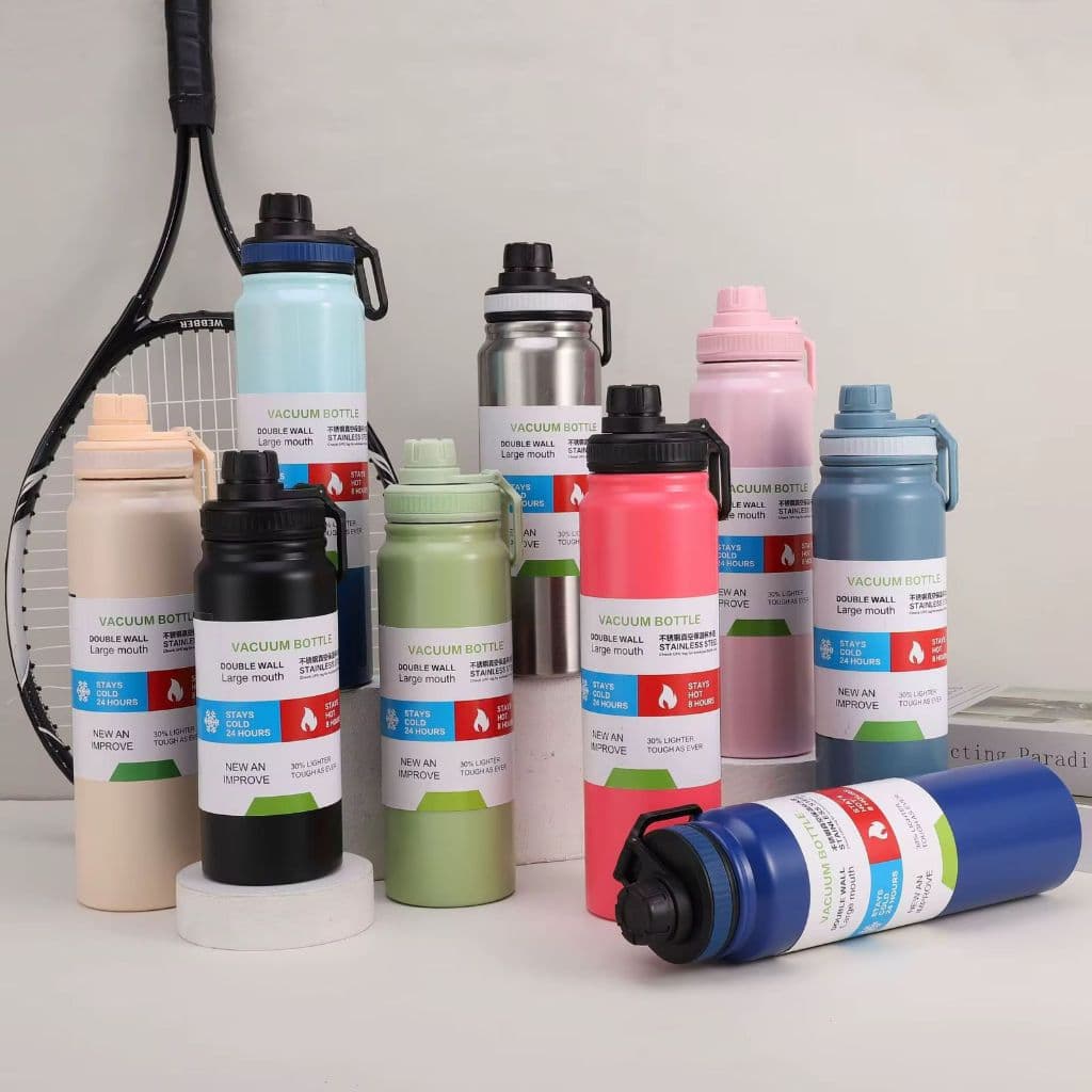 Kit Garrafa Térmica 800ml garrafa espacial Quente & Frio Com Isolamento Térmico De Grande Capacidade