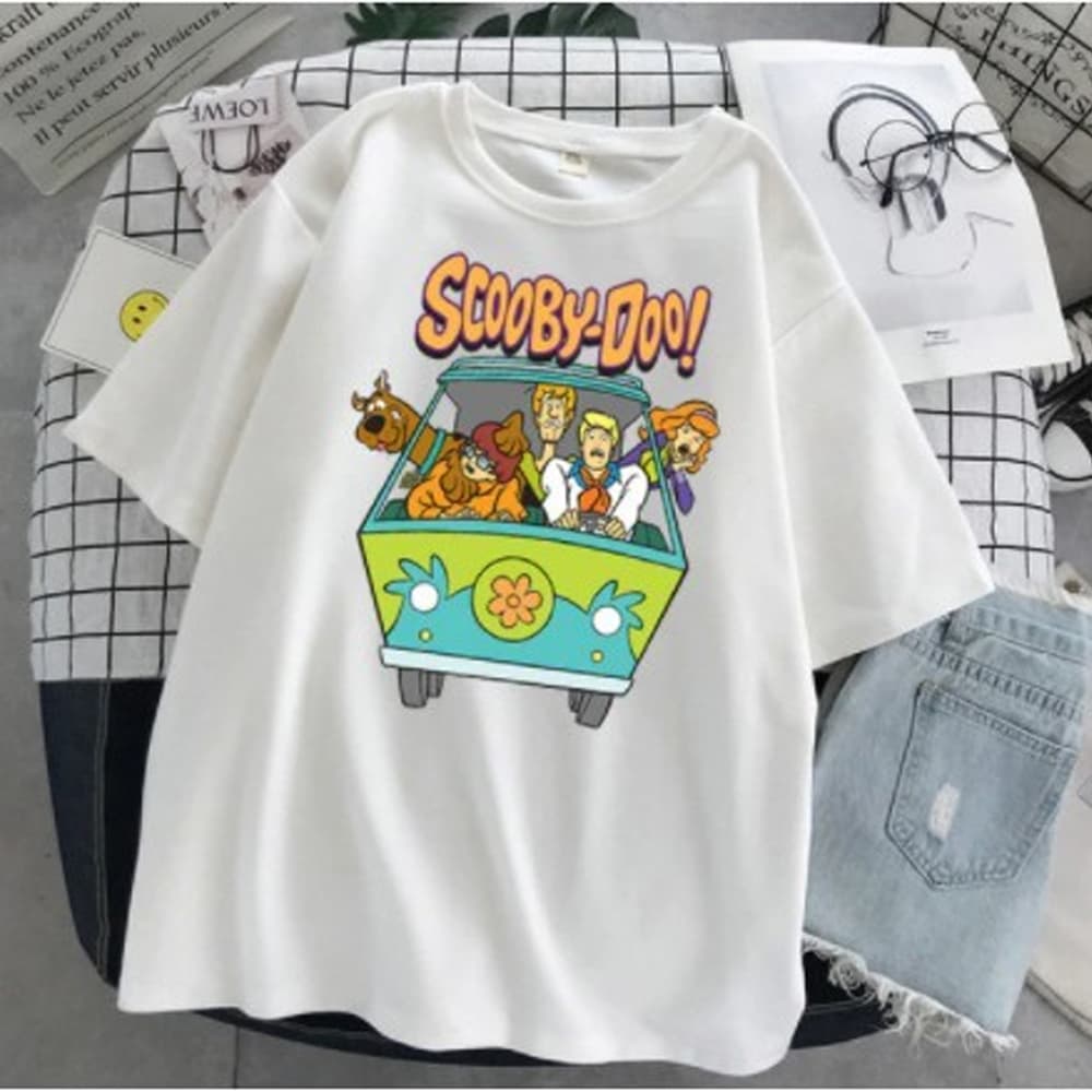 Camiseta Premium Blusa Confortavel Seriado Van Misterios Scooby Unissex Desenho Estiloso