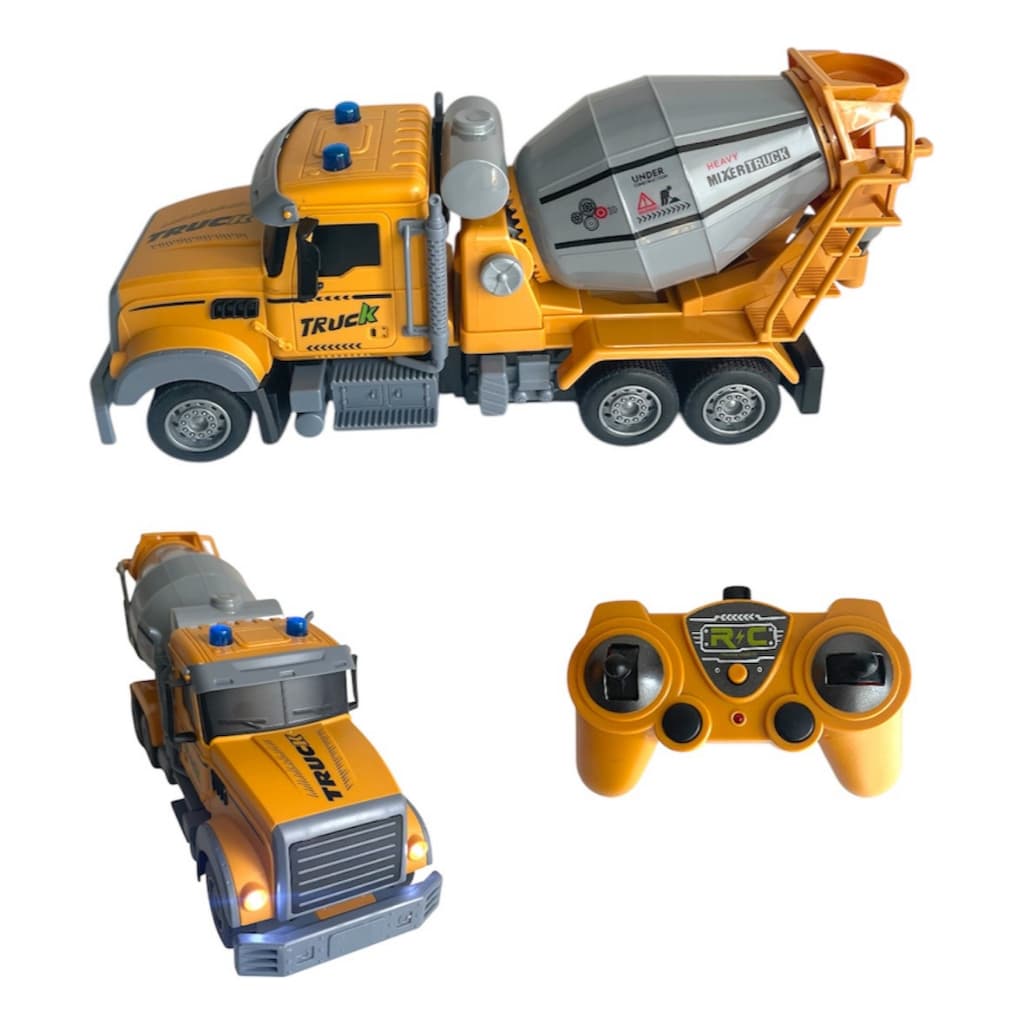 Caminhão Controle Remoto Betoneira 360 Truck Recarregavel