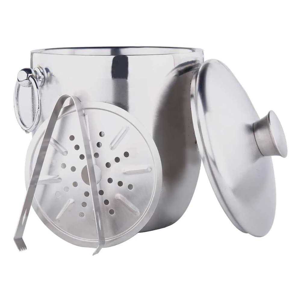 Balde de Gelo em Aço Inox com Pegador – Design Moderno e Funcional