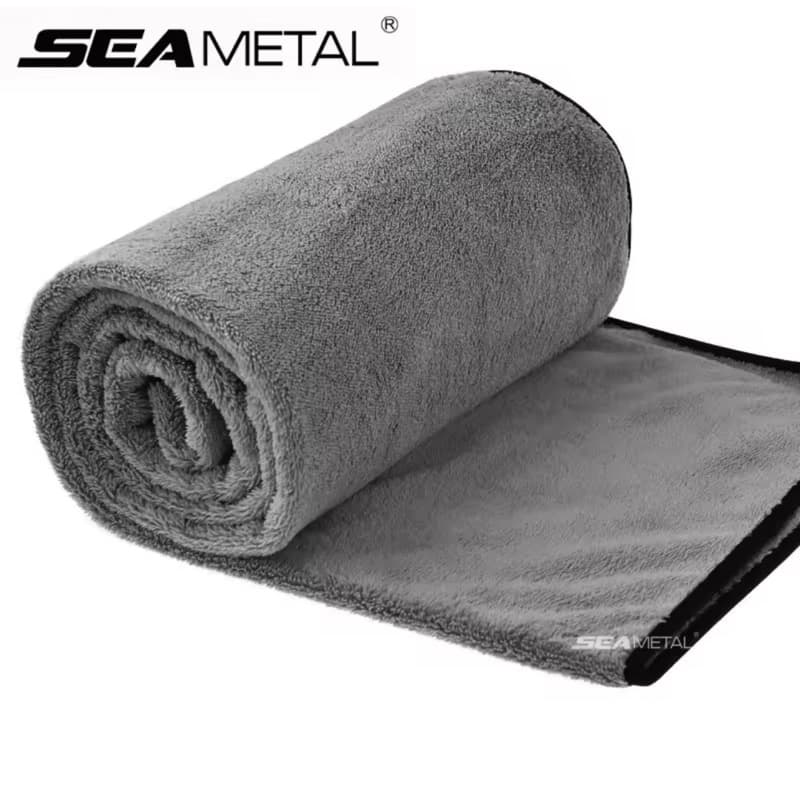 Toalha de microfibra para lavagem de carro, 75x35  secagem rápida, limpeza automática, pano extra macio, alta absorção