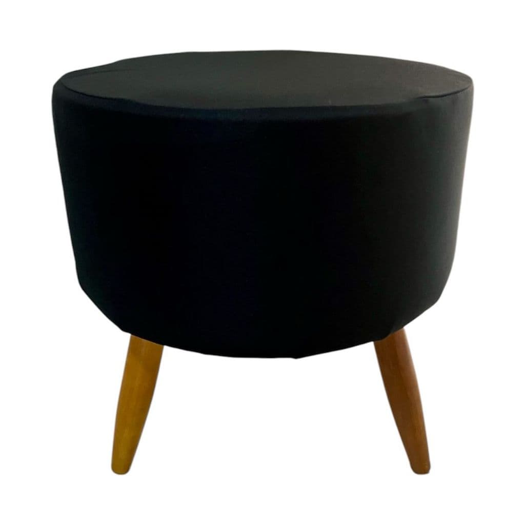 Capa Para Puff Redondo Sala Quarto Banqueta Malha Gel
