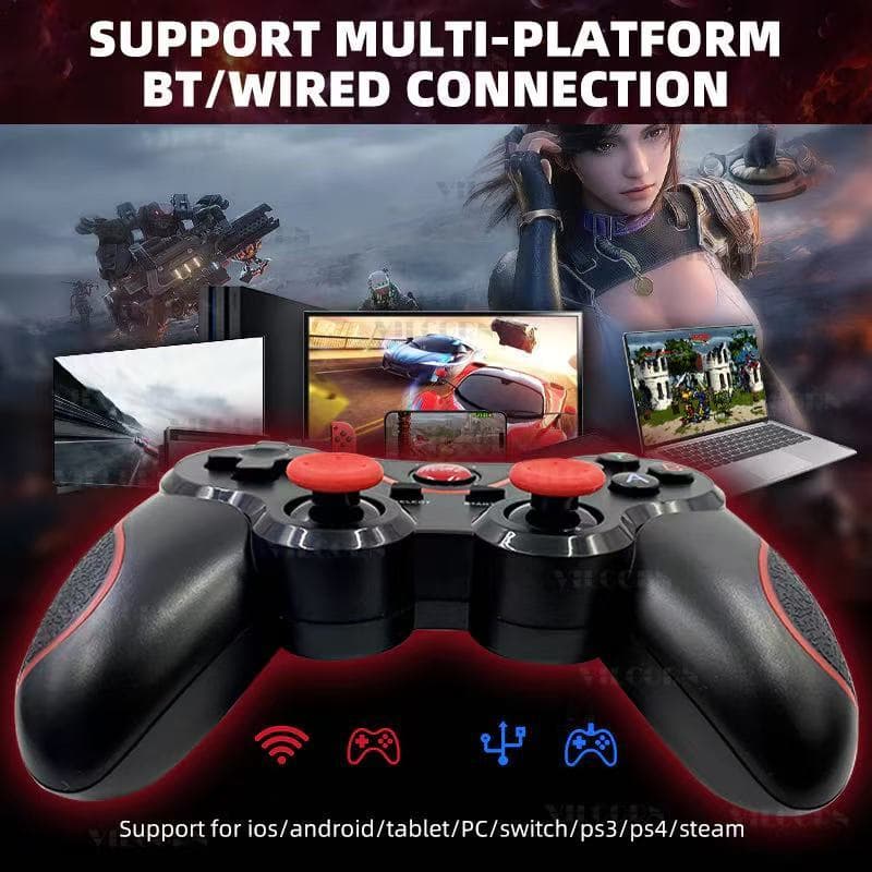 Joystick controlador sem fio Bluetooth para celulares, tablets, Android, iPad
