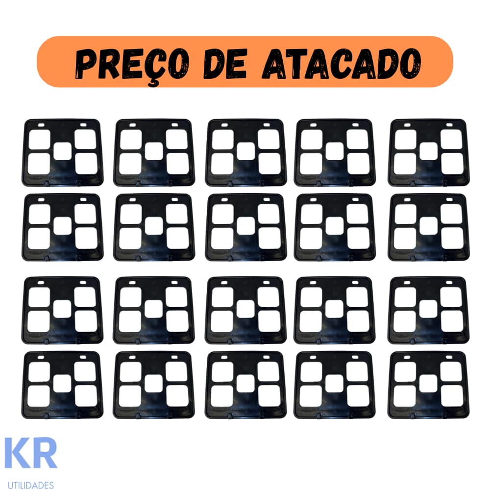 kit 20 suporte moldura placa moto padrão mercosul contran cg titan fan pcx cb xre nmax