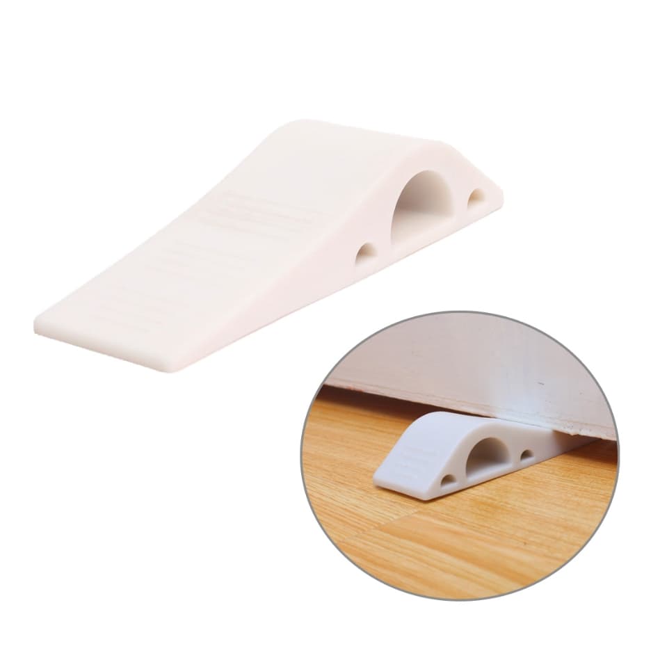 Trava Para Porta De Chão em Silicone Distância Ajustável e Proteção Para Bebê e Criança Ibimboo