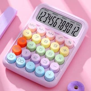 CALCULADORA FOFA VINTAGE DEGRADÊ 12 DÍGITOS AIKER AK-J018