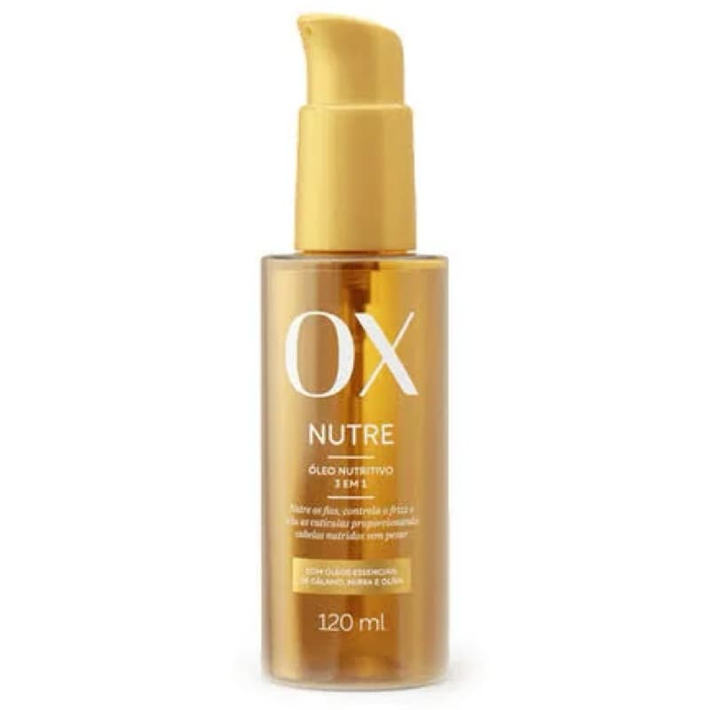 oleo reparador de pontas ox nutre- reparador de pontas - multi funcional - umectação - anti frizz
