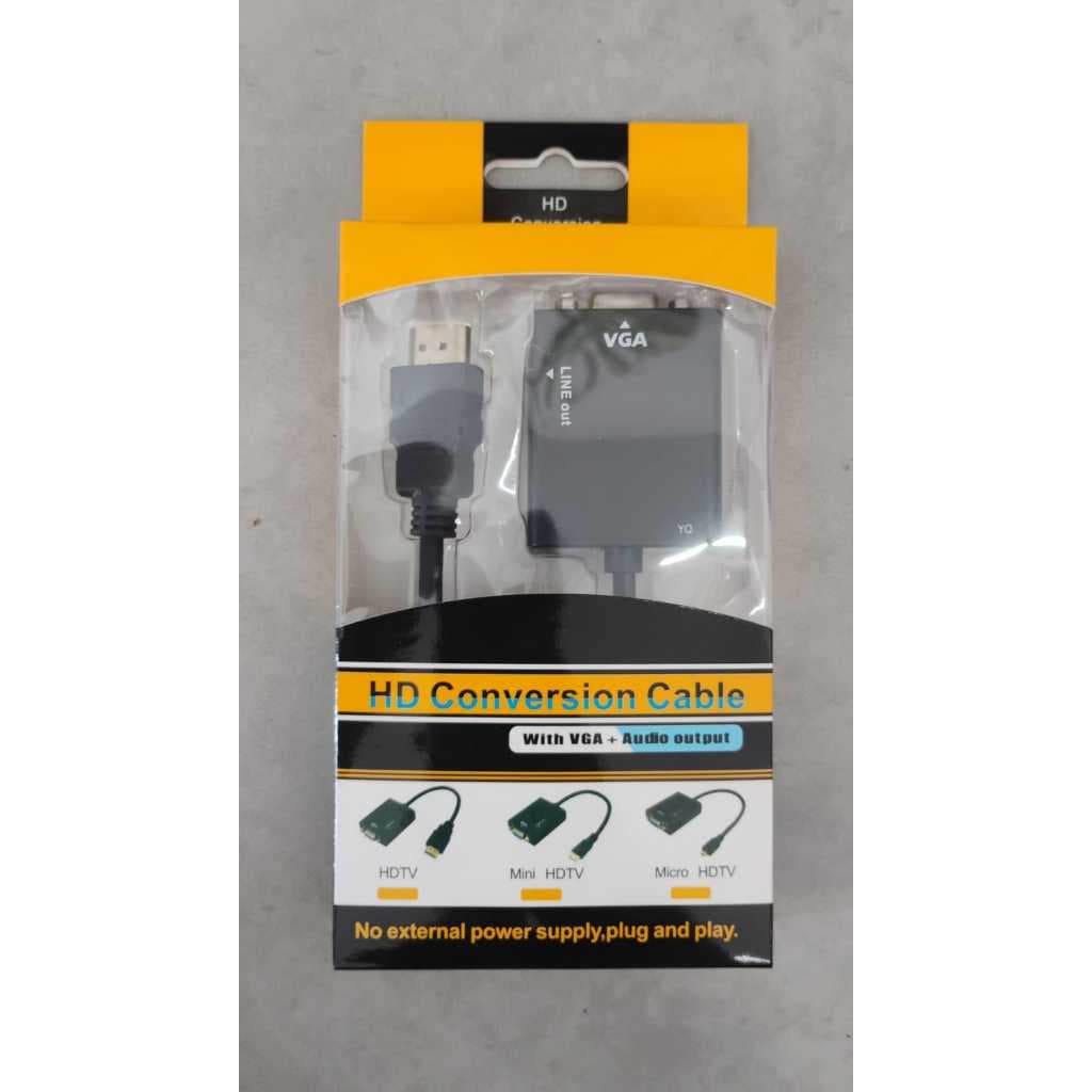 HD CONVERSION CABLE (CABO CONVERSOR)  HDMI x VGA COM P2