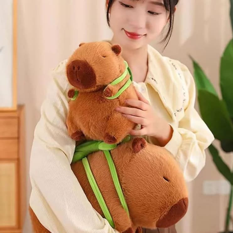 Brinquedo de Pelúcia Capivara, Animal de Pelúcia Multifuncional Engraçado Fofo Exclusivo Macio para Presentes