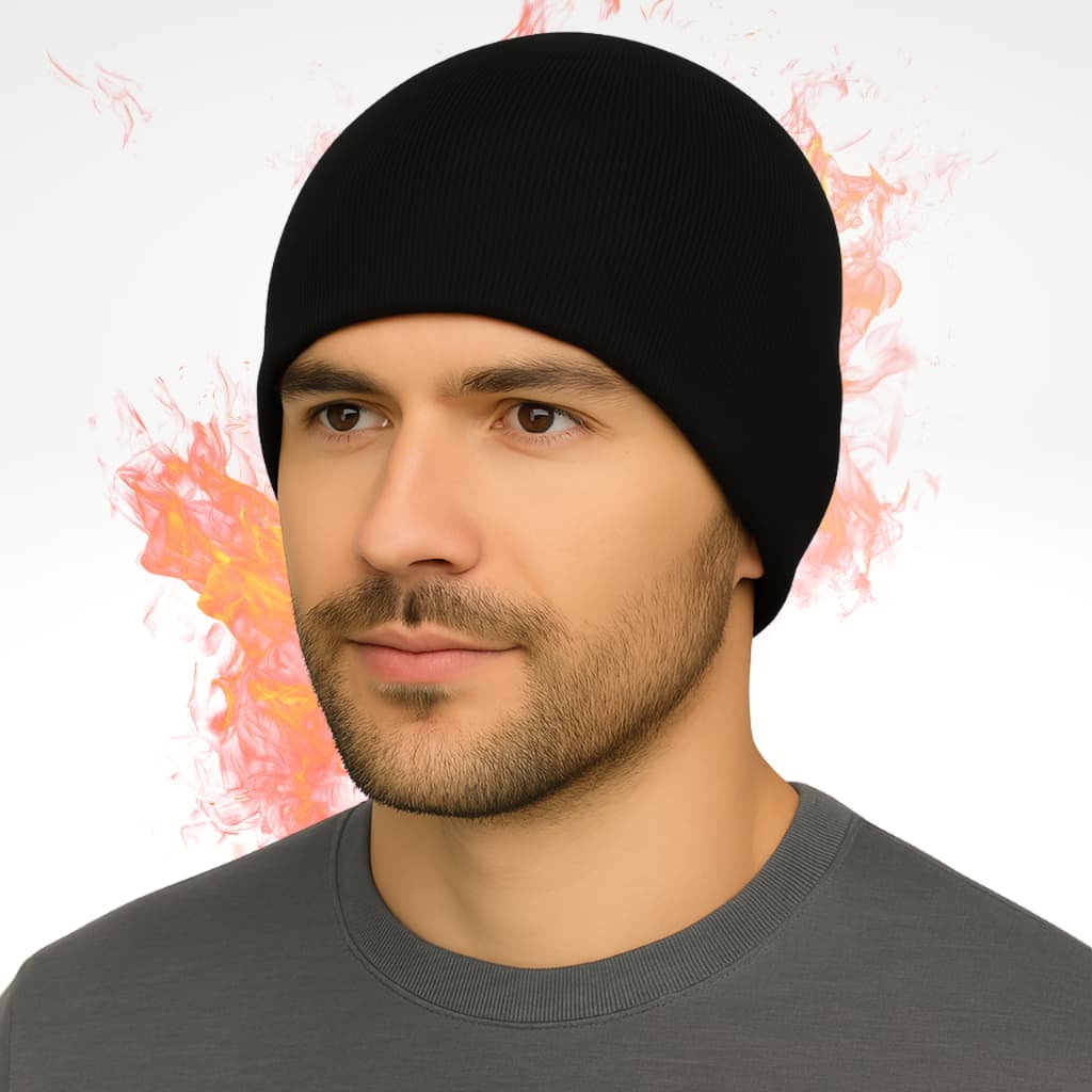 Touca Preta Basica Gorro Inverno Masculina Feminina Forrada