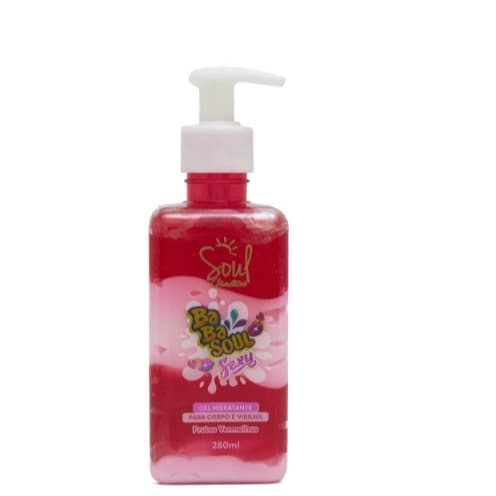 Gel Hidratante de Frutas Vermelhas para o Corpo e Virilha Soul Cosmeticos 280ml