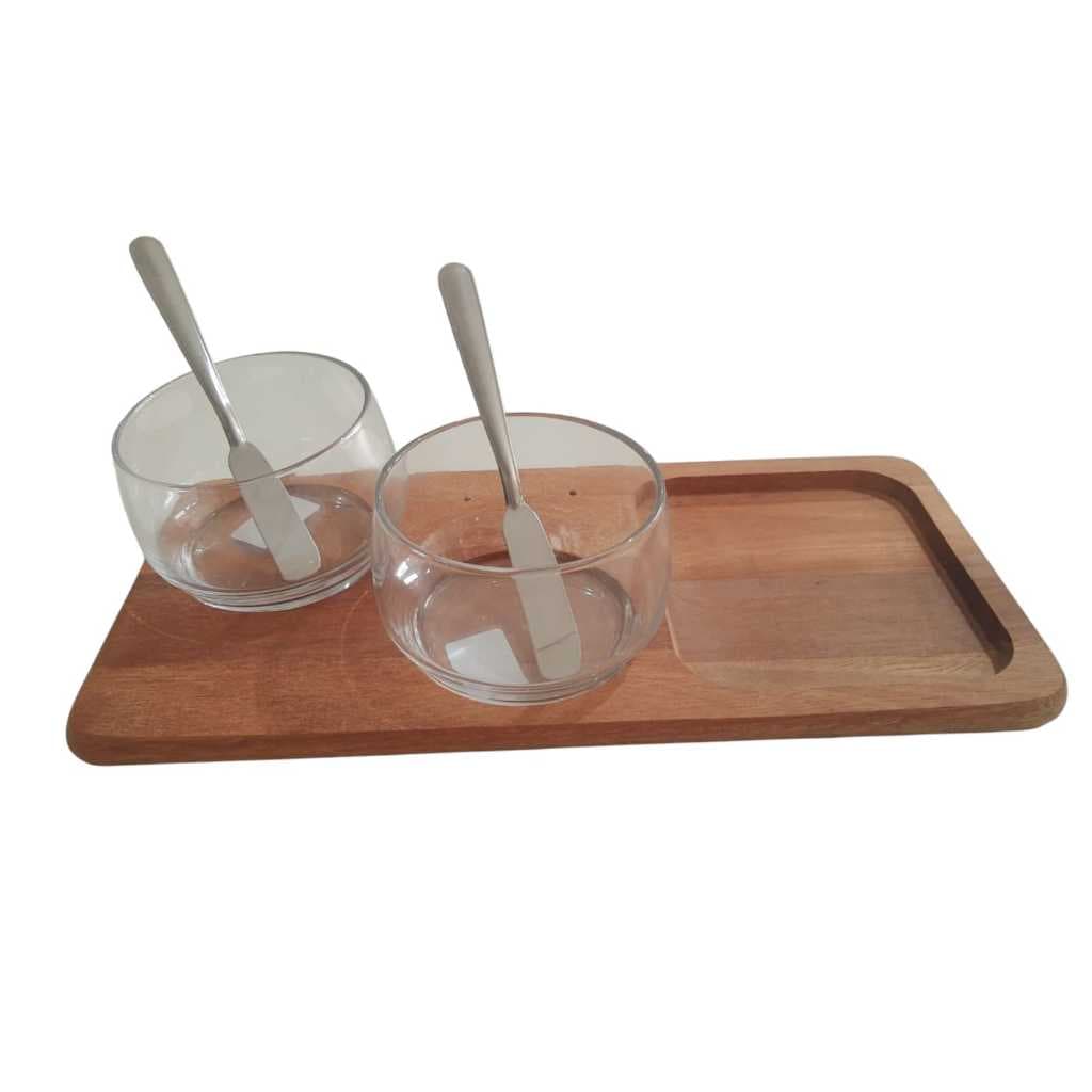 Conjunto para patê molho porta petisco tabua frios petisqueira porta molhos
