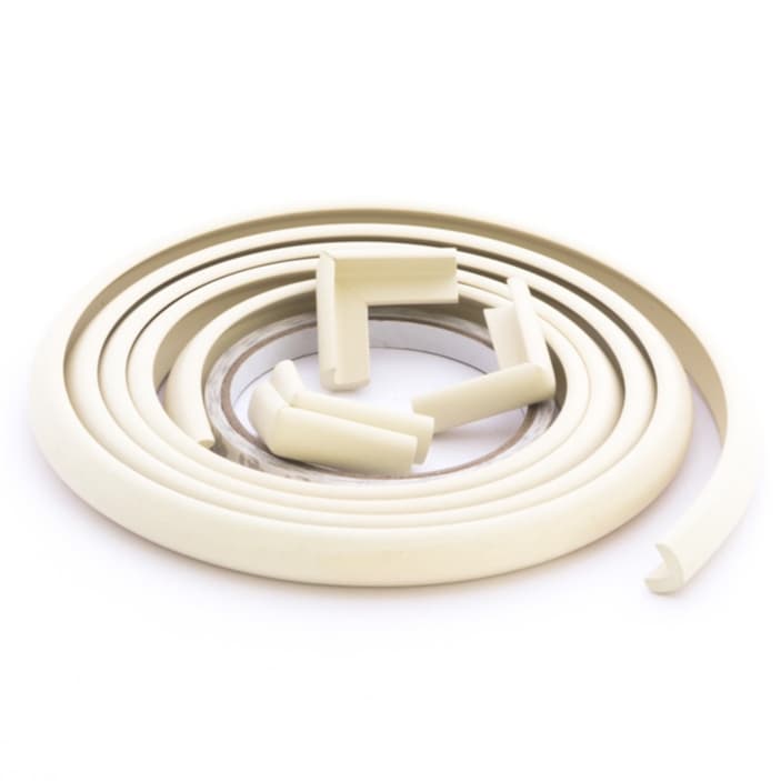 Protetor De Quina e Canto Para Mesa Balcão EVA com Fita Adesiva Dupla 3M 2 metros por 2 cm Ibimboo