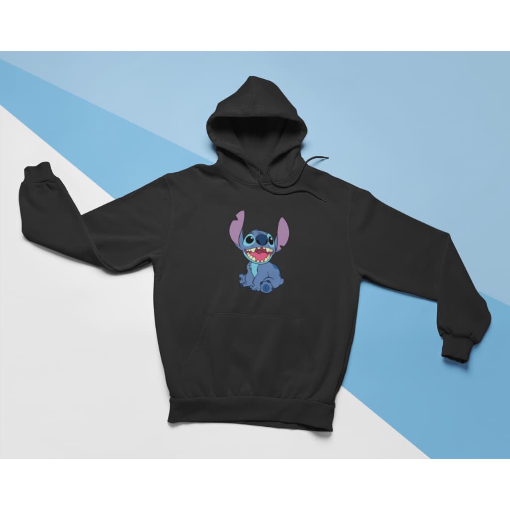 Moletom Infantil Menino e Menina Do Stitch Blusa De Frio Crianças Adolecentes do 6 ao 14