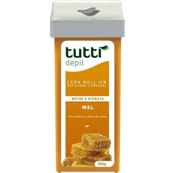 Cera Depilatória Roll-On Corporal facial Tutti Depil - 100g