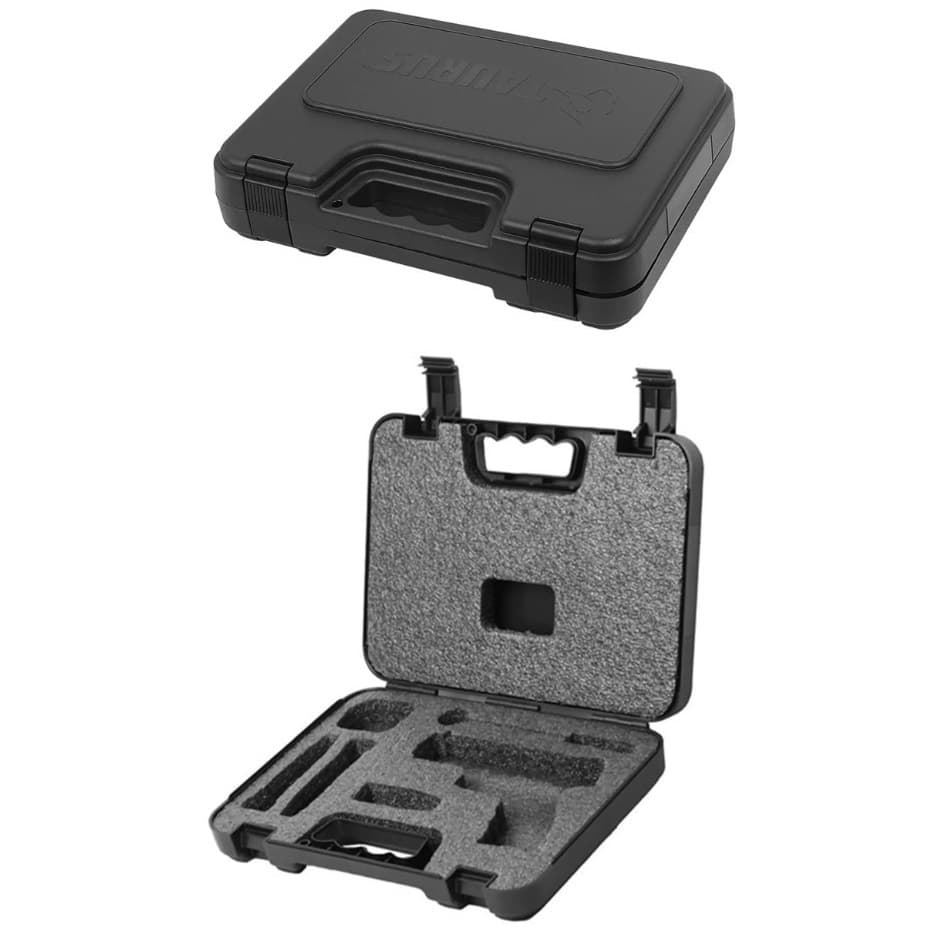 Case Estojo Maleta Plastica Logo Taurus Original Serie Premium Com Espuma Interna