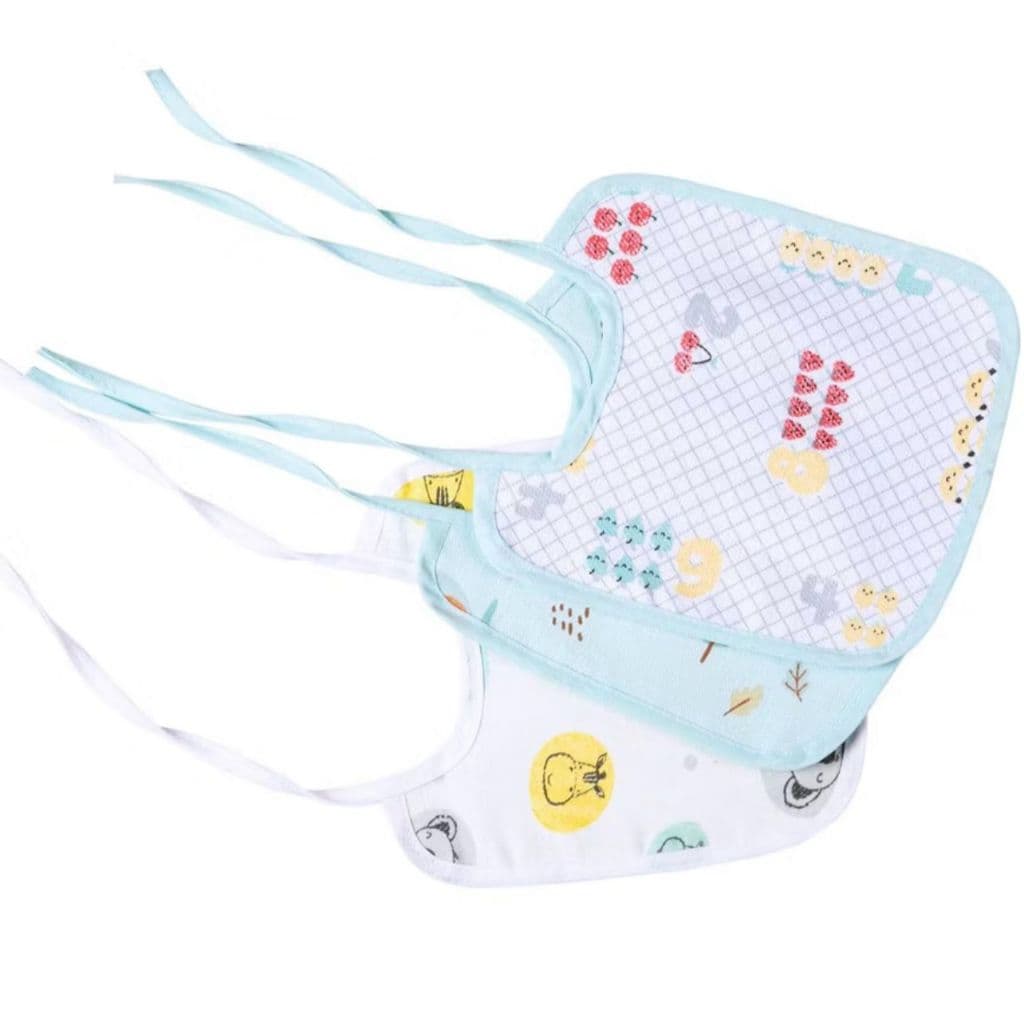 BABADOR ESTAMPADO FLANELADO E IMPERMEÁVEL KARINHO KIT C/3 UNID BEBÊ -  QUALIDADE E CONFORTO