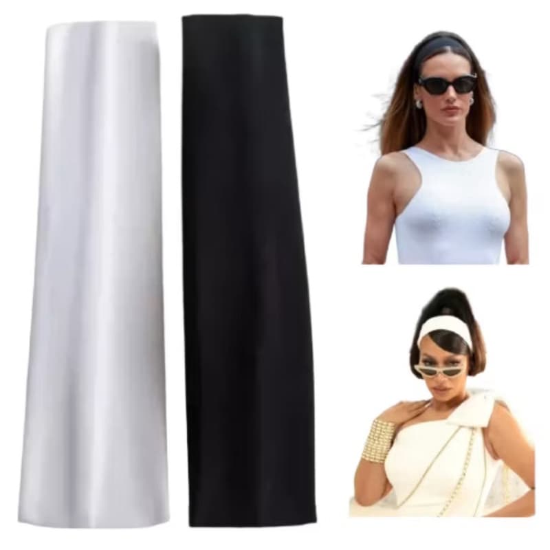 Turbante Fitness Feminino – Faixa de Cabelo Elástica e Confortável para Esportes, Lazer e Headwear Moderno