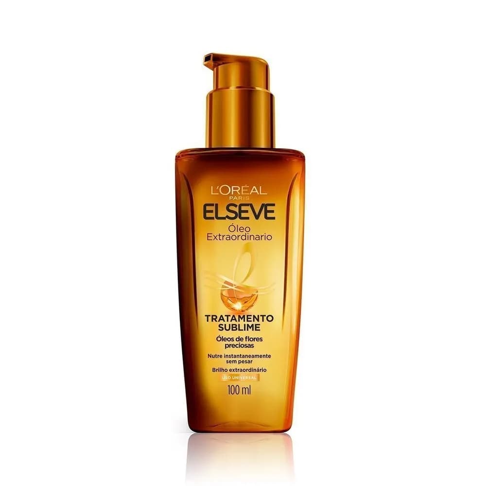 L'Oréal Paris Elseve Óleo Finalizador Óleo Extraordinário, Anti Frizz, Protetor Térmico, 100ml
