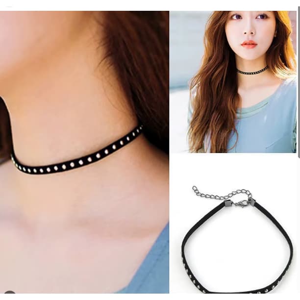 Colar De Cordas  Para Mulheres Gargantilha Elegante Acessórios De Moda Jóias