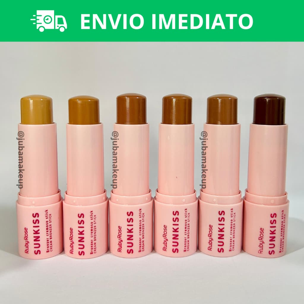 Contorno Bronzer Stick Cremoso Sunkiss Linha Rosa Ruby Rose