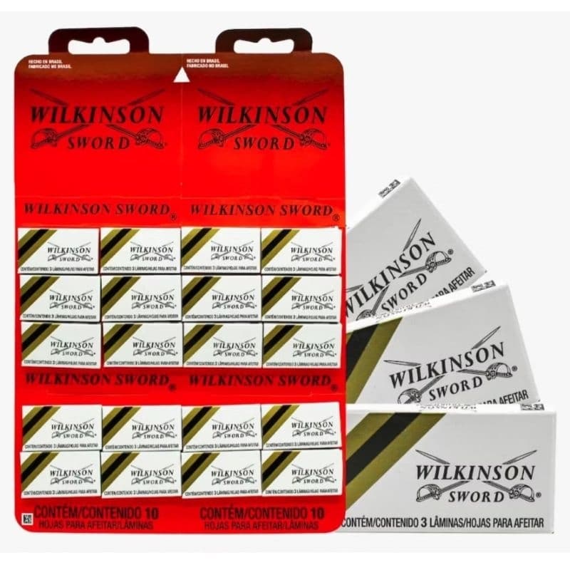 Cartela de Gillete Wilkinson Cartela c/60 lâminas inteiras