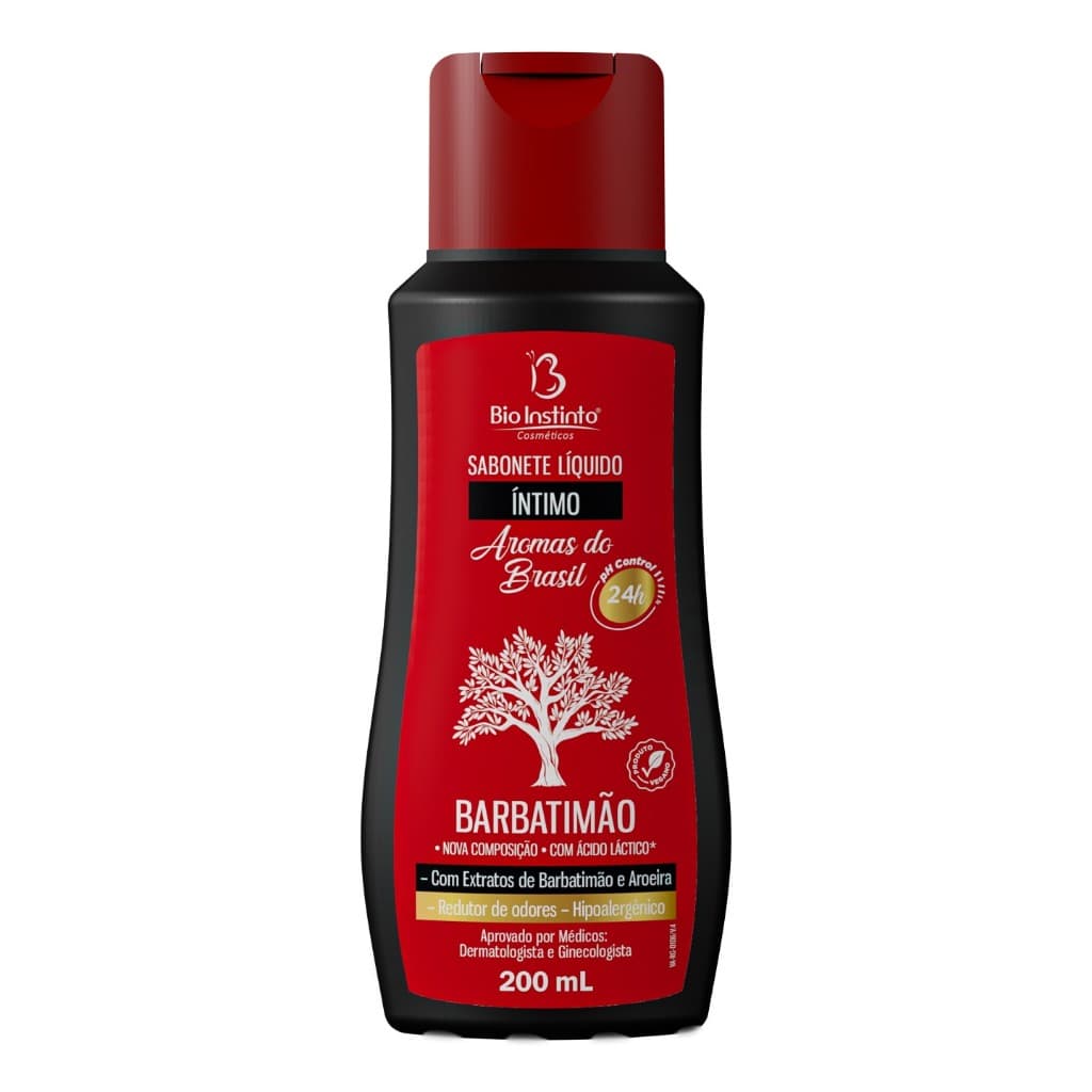 Sabonete Íntimo Barbatimão Aromas Brasil Bio Instinto Original 200ml