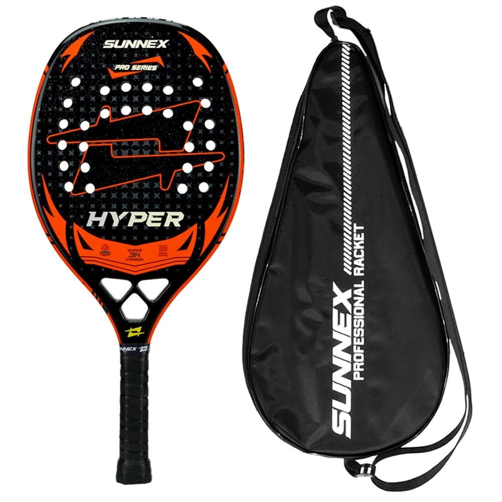 Raquete Beach Tennis Carbono 3K Sunnex Hyper Alta Perfomance