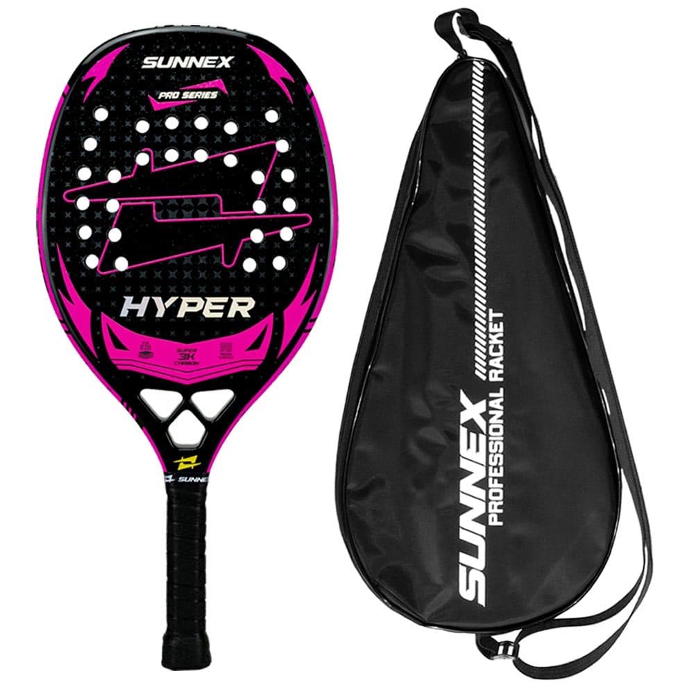 Raquete Beach Tennis Carbono 3K Pro Sunnex Hyper Alta Performance
