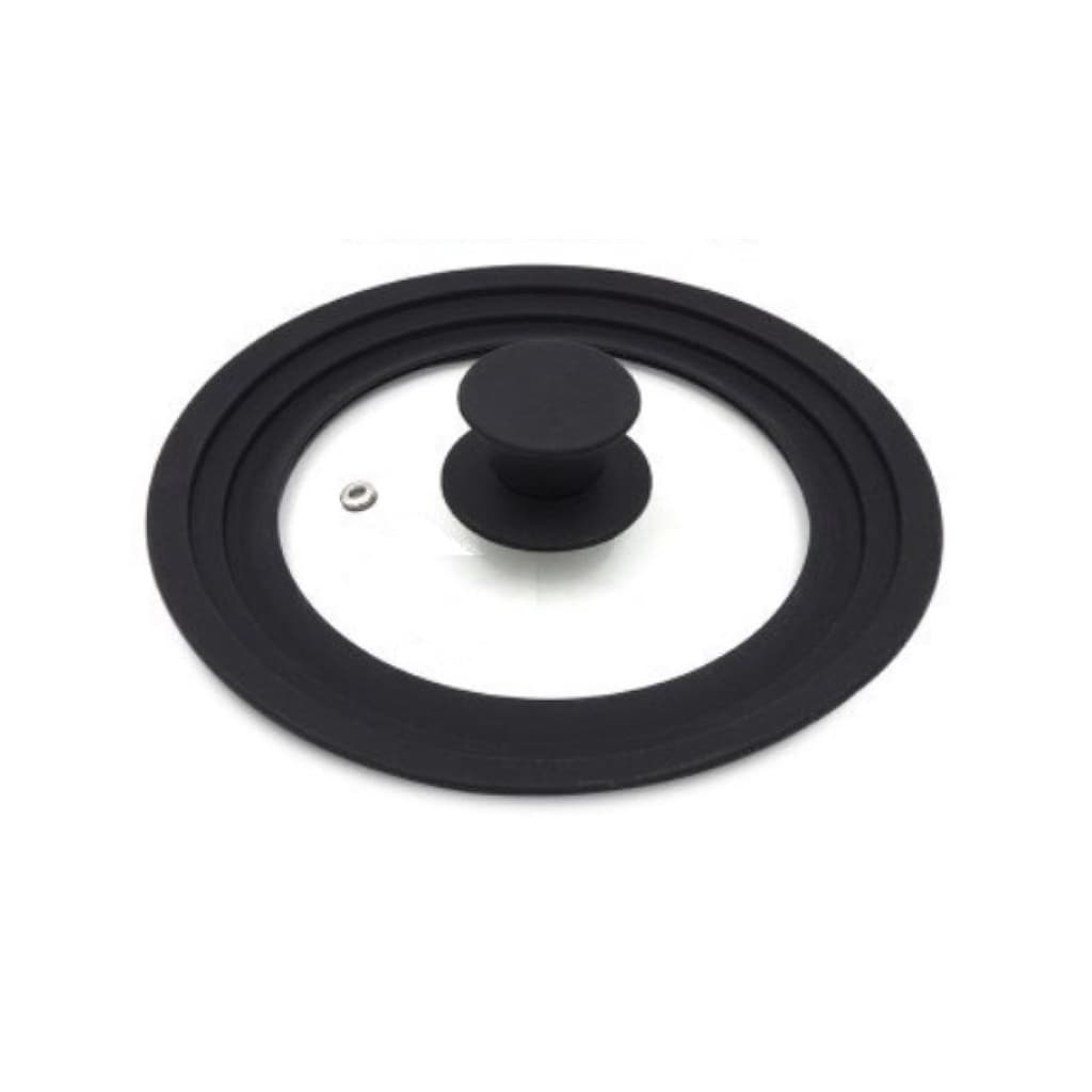 Tampa De Vidro Avulsa Com Bordas Em Silicone Adaptável 16-18-20cm / 24-26-28cm