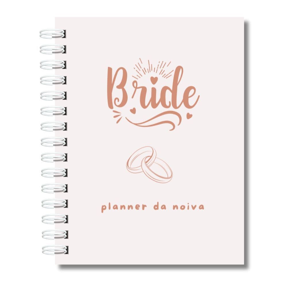 Planner Caderno Agenda da Noiva Planejamento da Cerimônia Casamento Lua de Mel