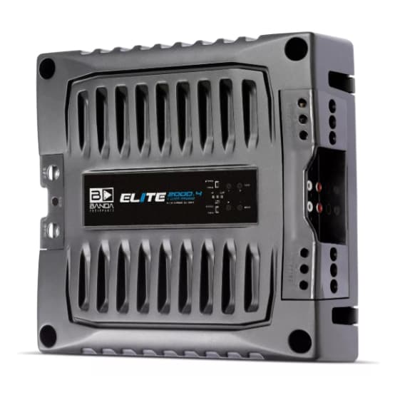 Módulo Banda Elite 2000.4 Potência 2000 Wrms 2 Ohms 4 Canais Bridge 4 Ohms