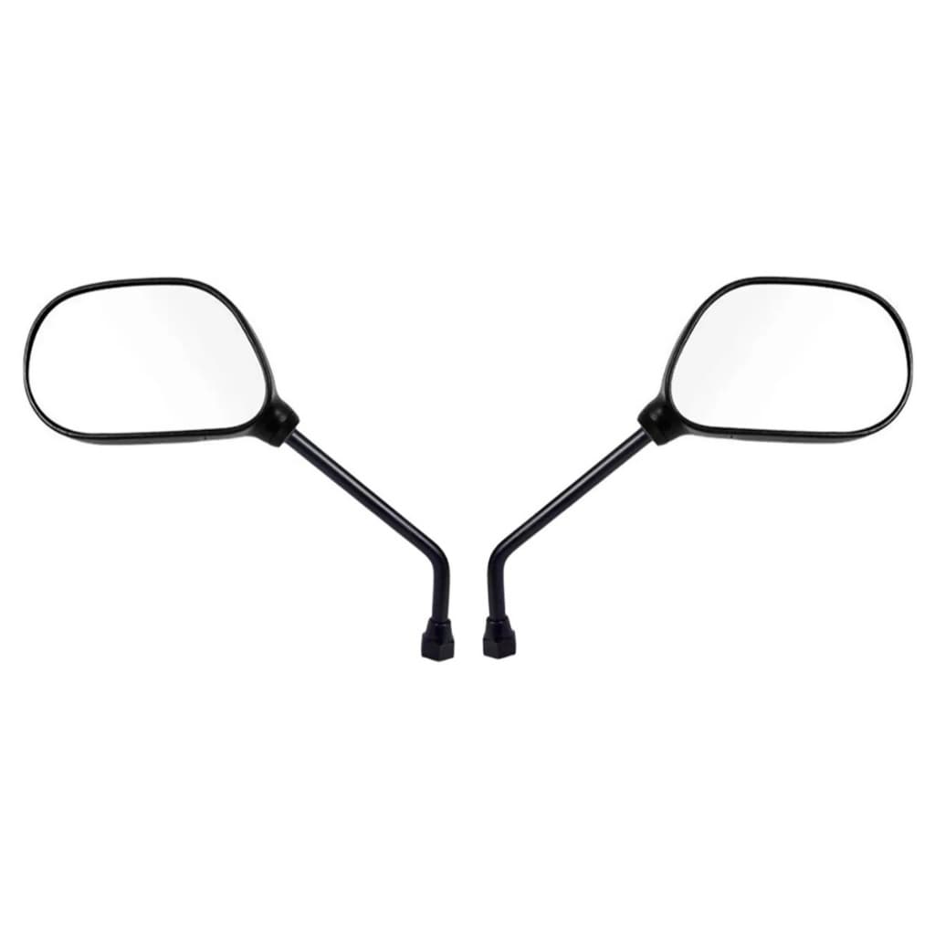 Espelho Retrovisor Moto Ybr 125 Modelo Mini Preto Para Motos Yamaha Awa