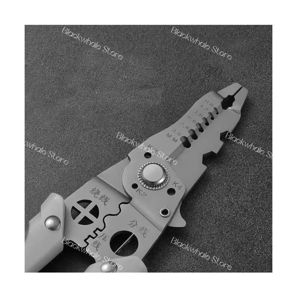 Alicate Multifuncional Automatico Eletricista Ferramenta Profissional Crimpagem Cortador Decapagem