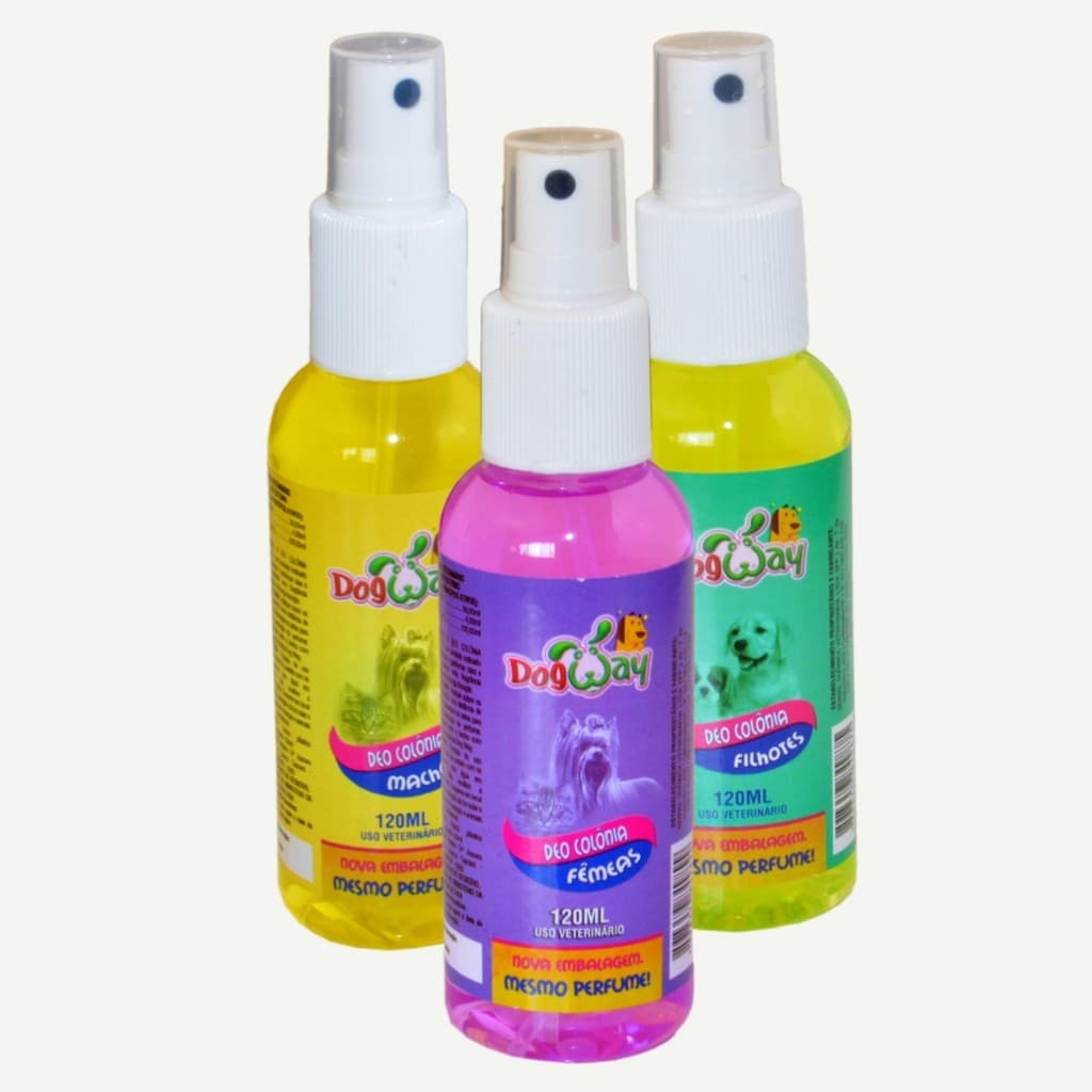 Dog Way Genial Perfume Macho Femea Filhotes Colônia Fragrâncias 120ml Original Promo