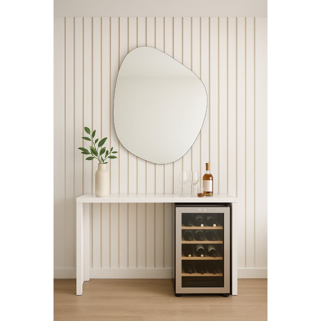 Kit ATÉ 100 Placas Para Painel Ripado Decorativo MDF 45x11 De Alta Qualidade - ENVIO RÁPIDO