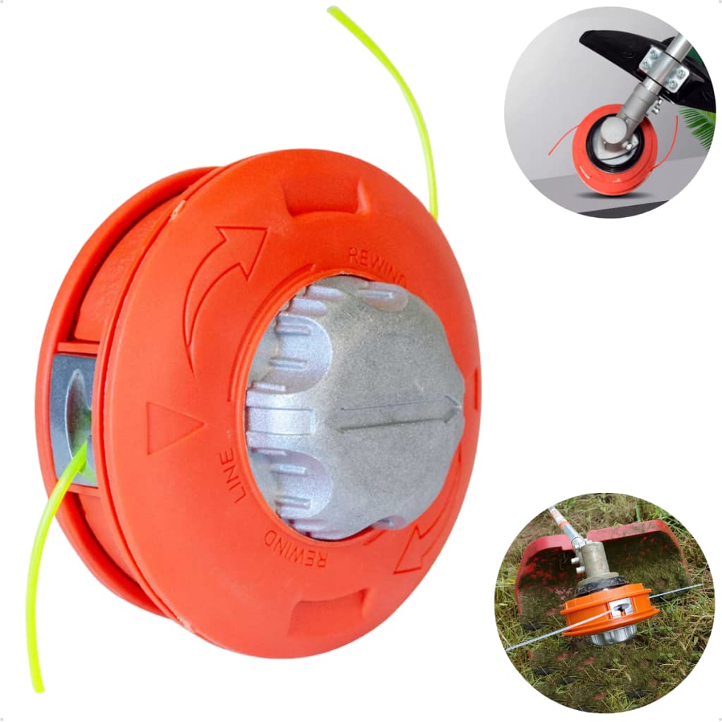 Carretel Automático Easy Load Carga Fácil Roçadeiras Multimarcas Encaixe M10 X 1,25mm Fio de Nylon