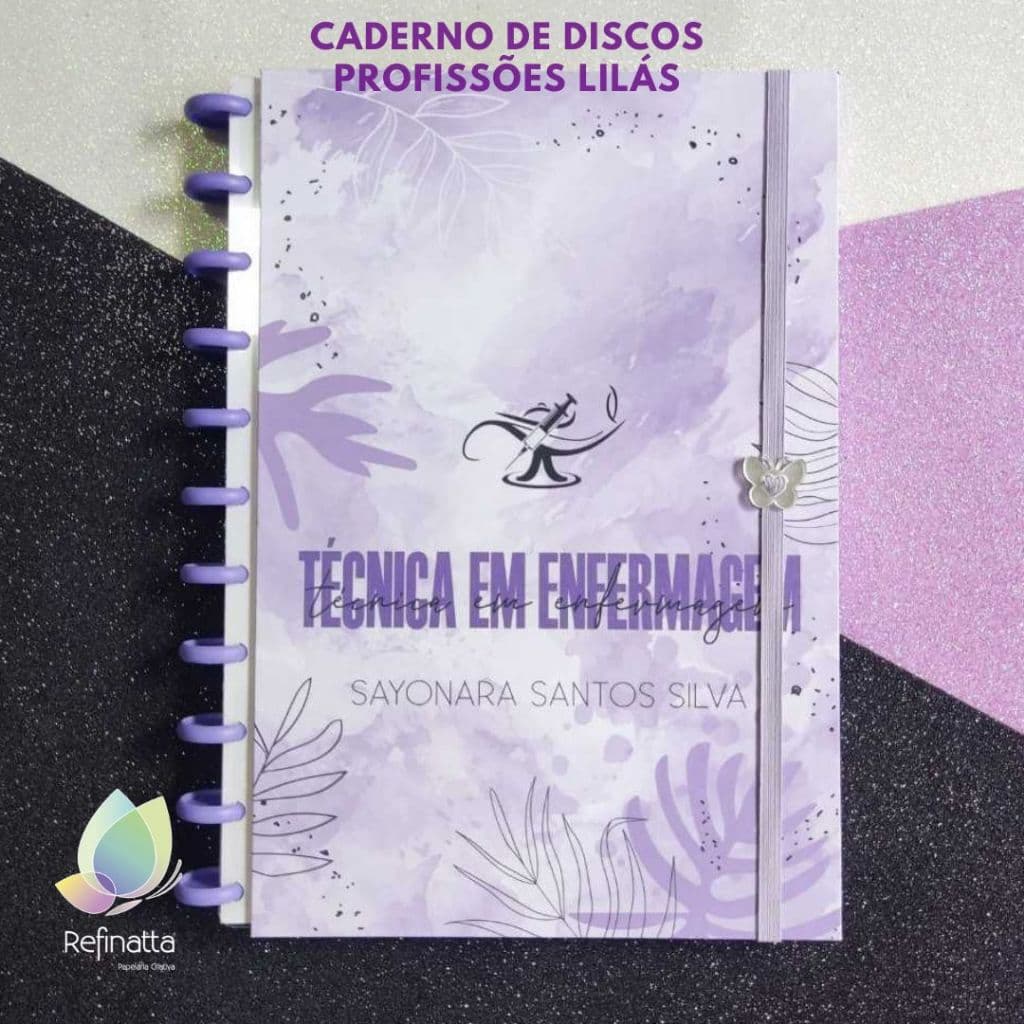 Caderno de Discos PERSONALIZADO / Caderno Inteligente PERSONALIZADO