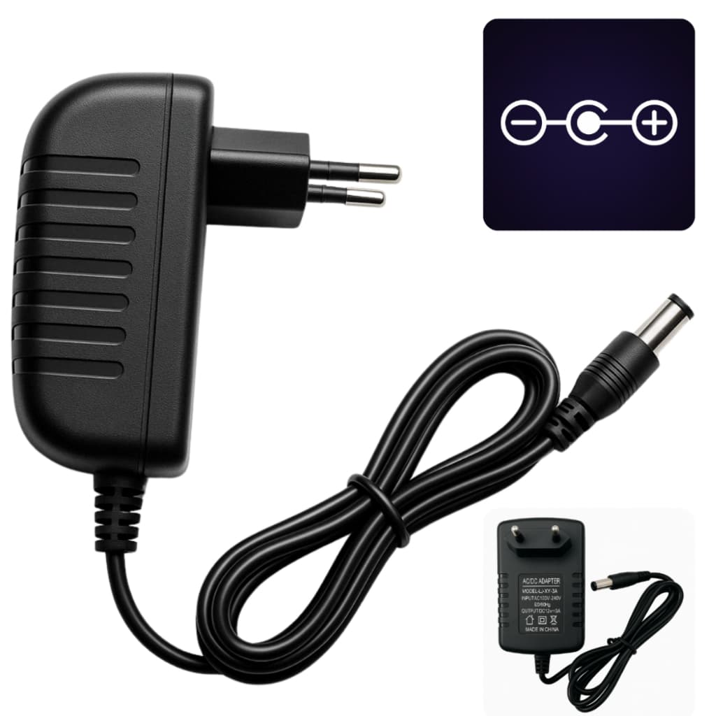 Fonte Carregador Compatível para Teclado Yamaha 12 Volts Bivolt Compatível Com Vários