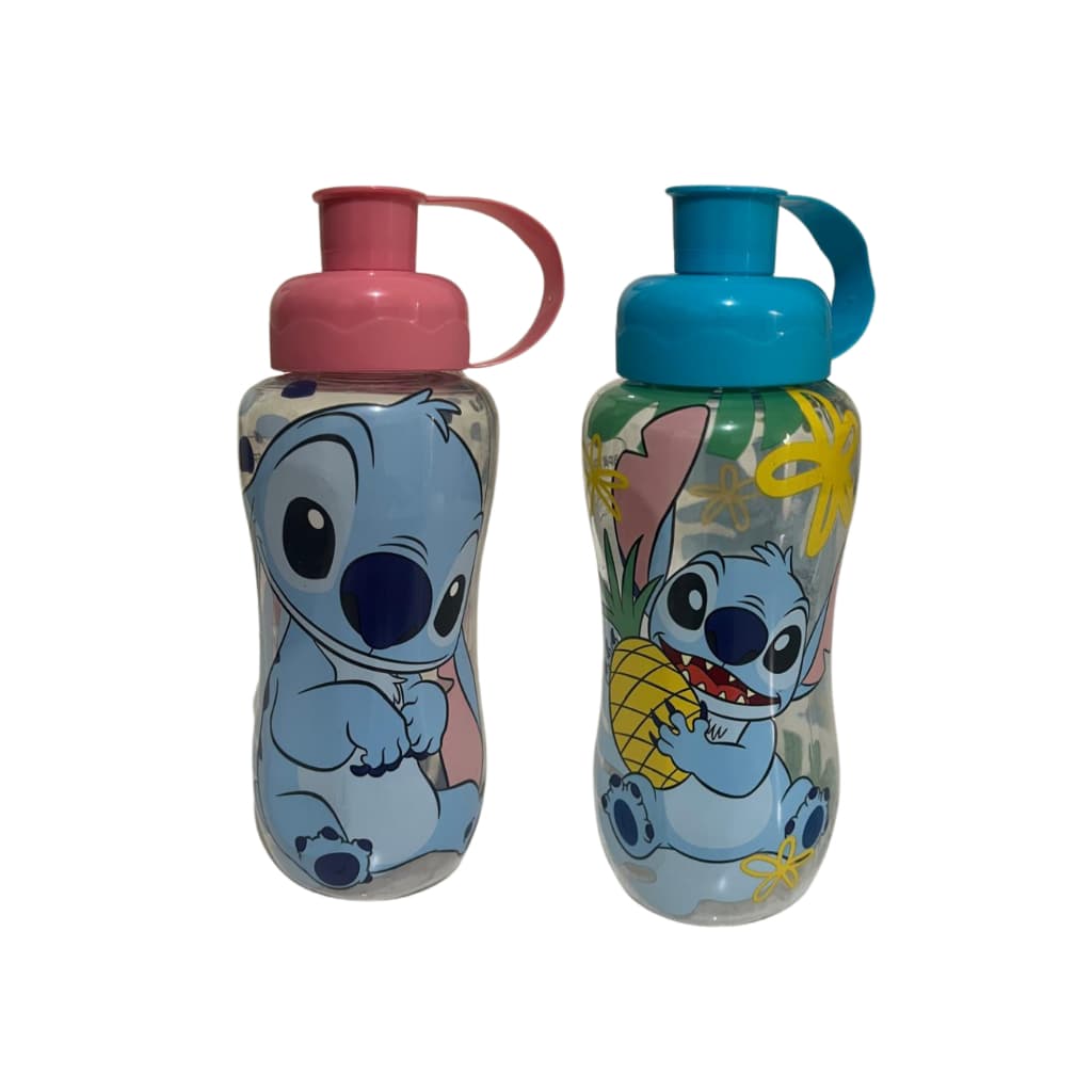 Garrafa de Água Squeeze Stitch 550ml – Livre de BPA com Sleeve Protetor, Ideal para o Dia a Dia
