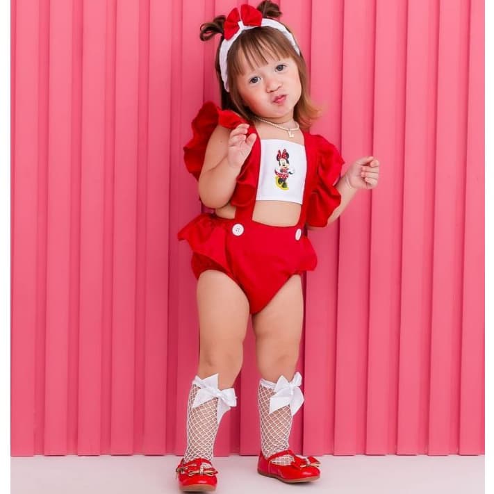 Macacão Bebê Menina | Romper Bebê Menina