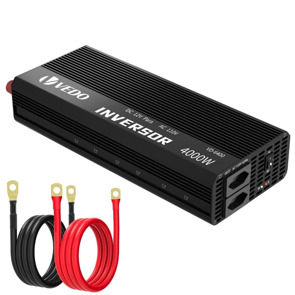 VEDO Voltage Inverter 12V 110V 1000/3000/4000W Conversor Transformador Tensão Knup Kp548 Alimentação De Emergência