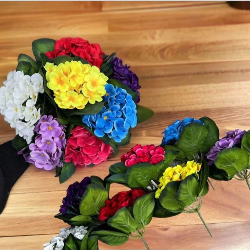 Violeta Aveludada Artificial Buque Cores Semelhante a Natural Toque Real Decoração