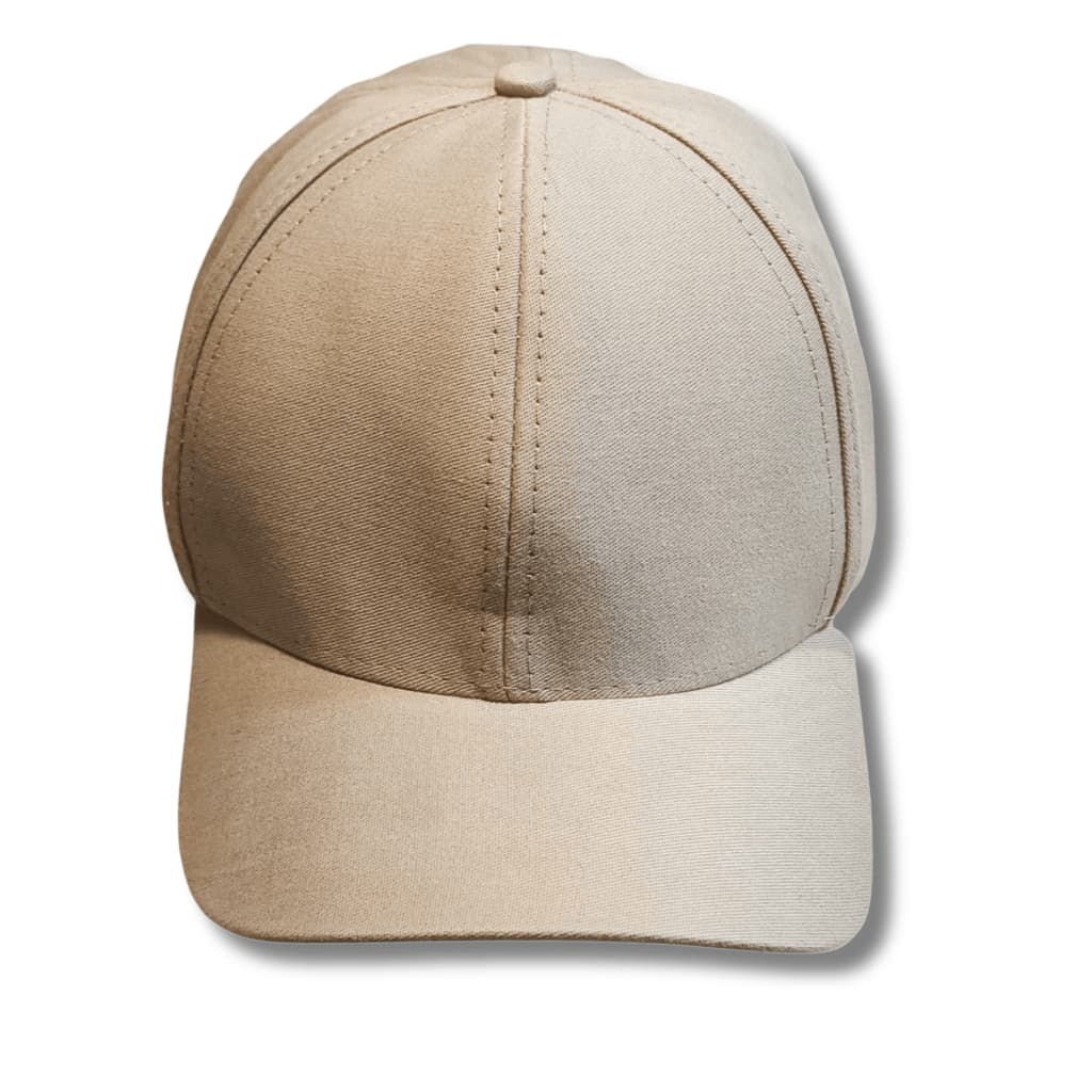 Boné Bege Liso Básico Adulto Masculino e Feminino Super Leve Aba Curva Algodão Direto da Fábrica