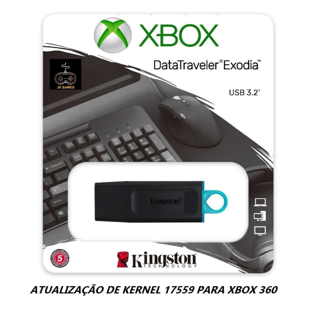 Kernel 17559 para Xbox 360 Pen Drive 3.0