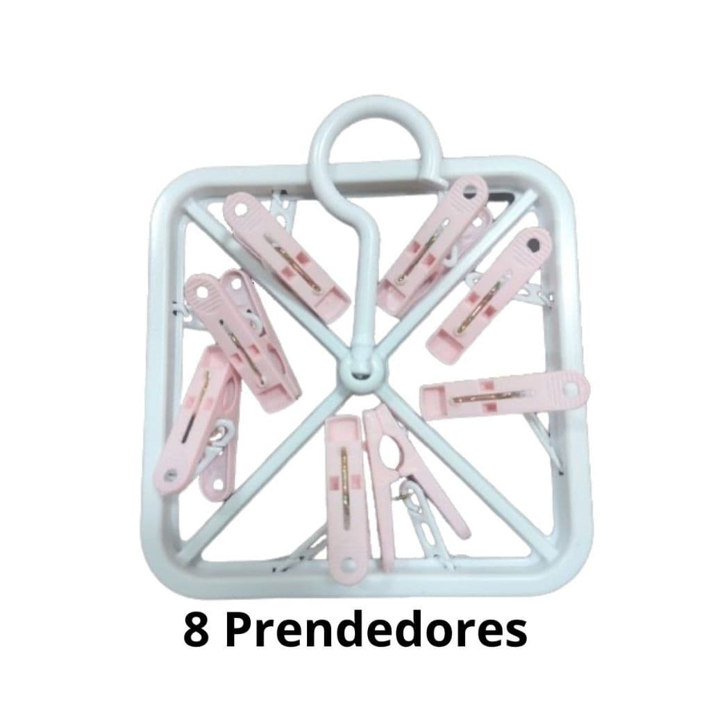 Varal Para Roupas Intimas 08 Prendedores Meia Cueca Calcinha Quadrado para Lavanderia