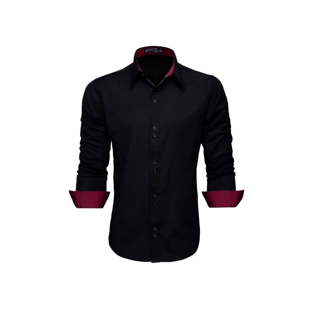 Camisa Camiseta Social Masculina Slim Manga Longa Promoção Luxo