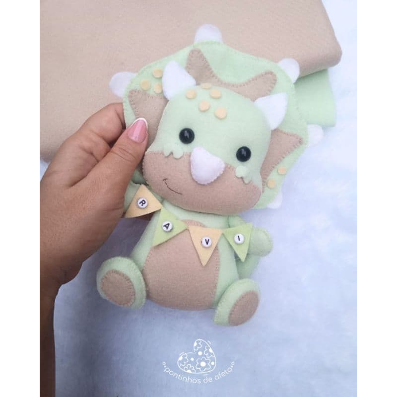 2 Dinossauros Baby para decoração