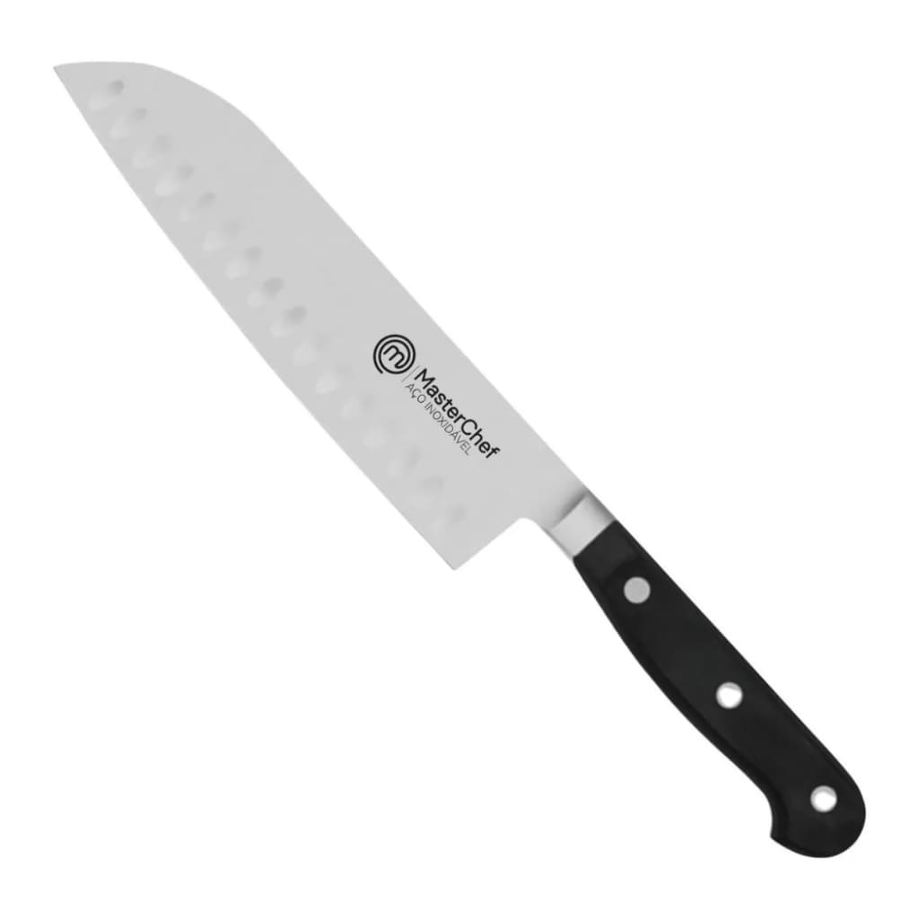 Faca Santoku 7" MasterChef Sultan Profissional Inox [LIQUIDAÇÃO]