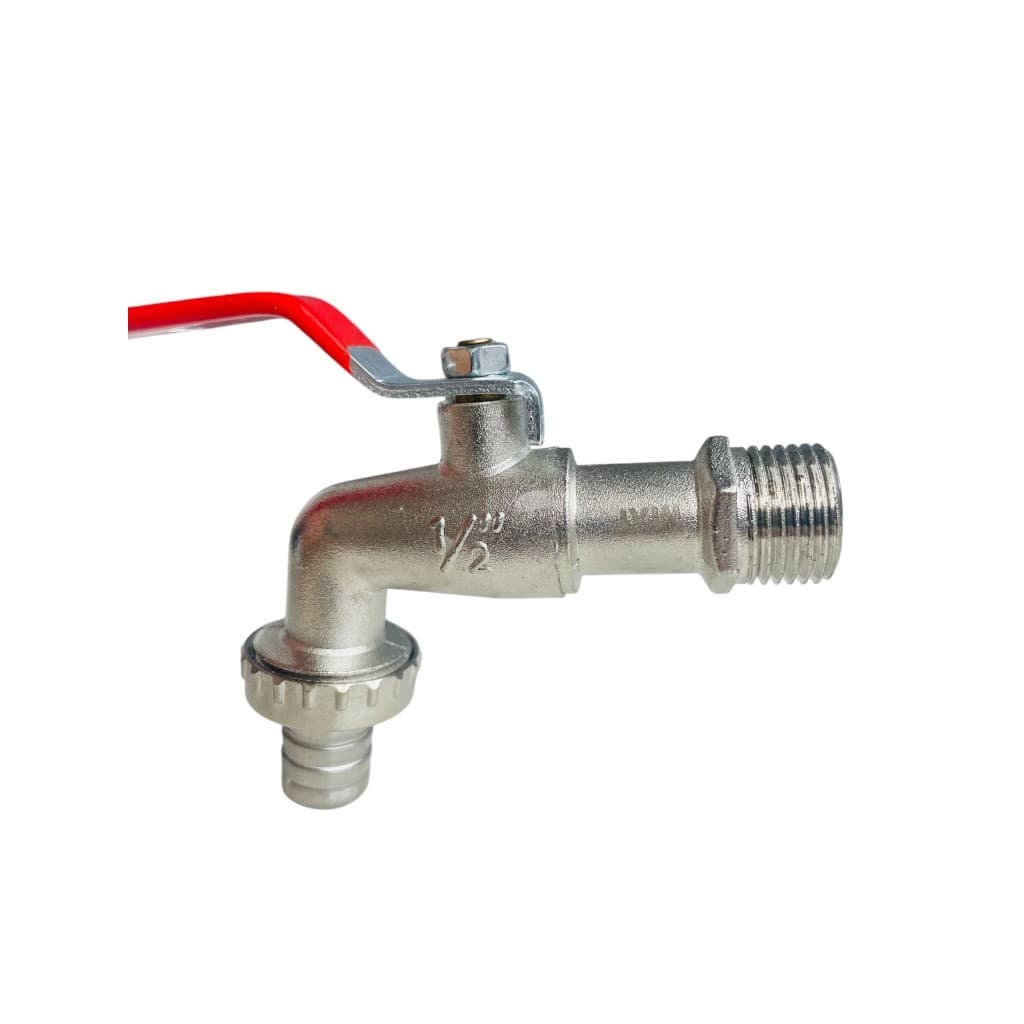 Torneira Esfera Jardim Quintal Tanque 1/2 x 3/4 De Metal 1/4 Volta.